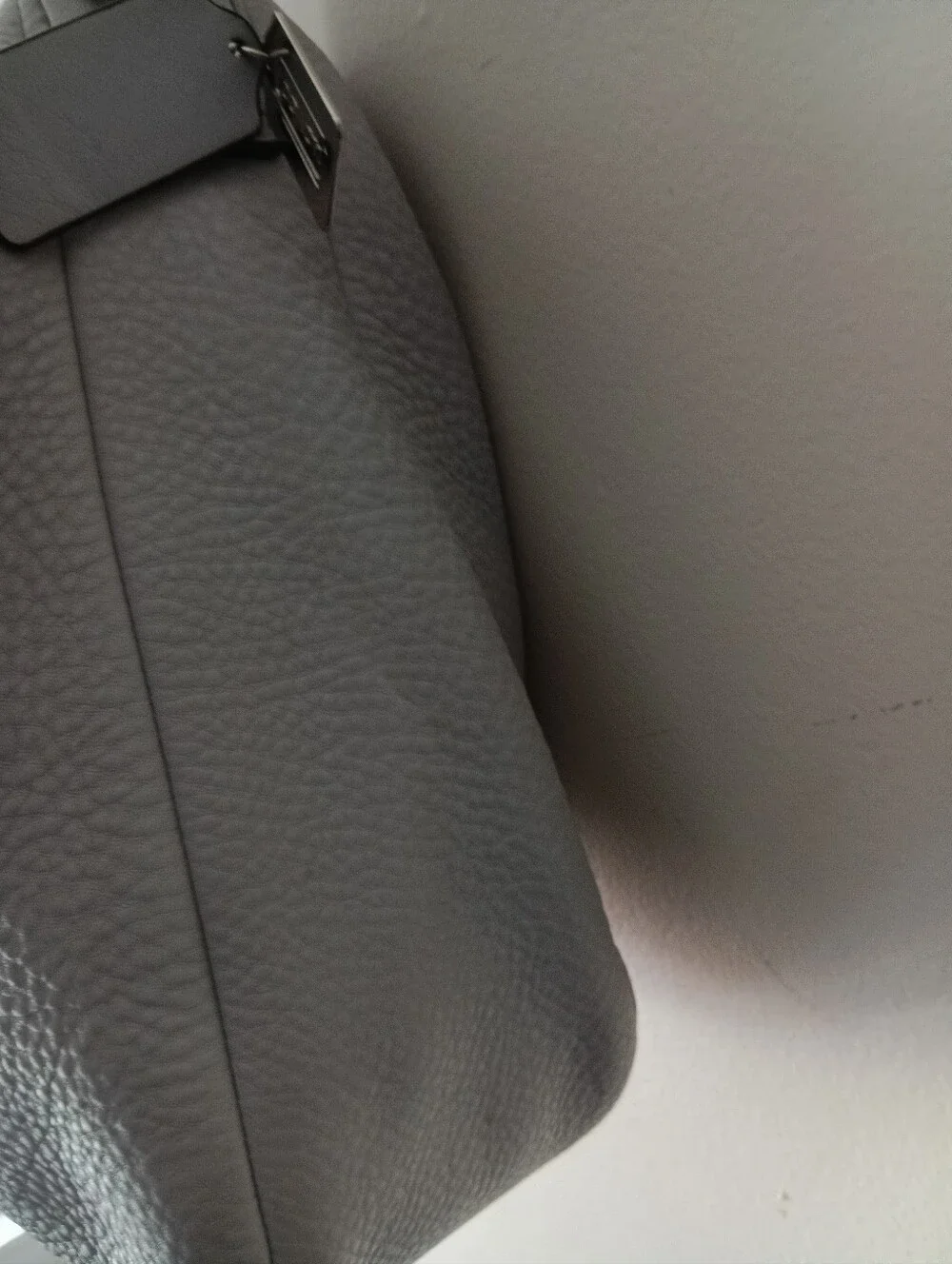 Coach Grey Leather Hobo Bag - Unbranded